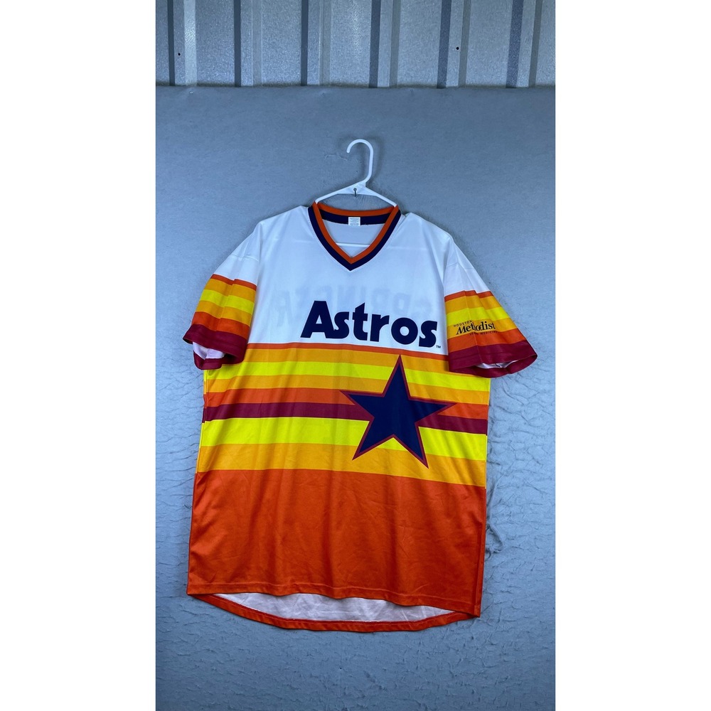 Houston Astros Baseball Jersey Mens XL Orange Excellent George Springer #4 Top